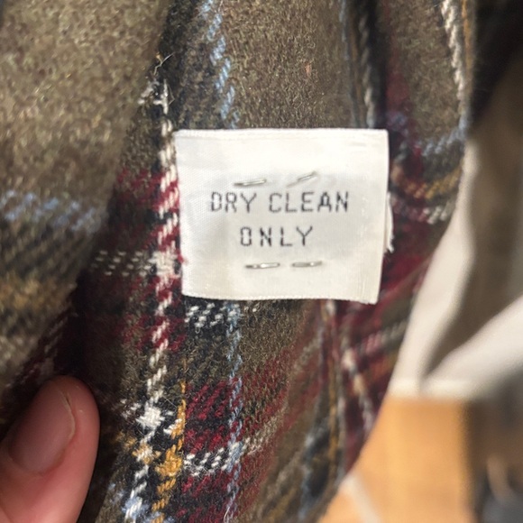 Vintage 80s London Fog Khaki Trench Coat size 8 petite plaid interior zipper - Picture 12 of 13